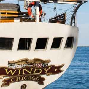 Exterior of the Tall Ship Windy in Chicago