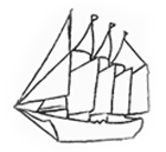 Illustration of sailing ship